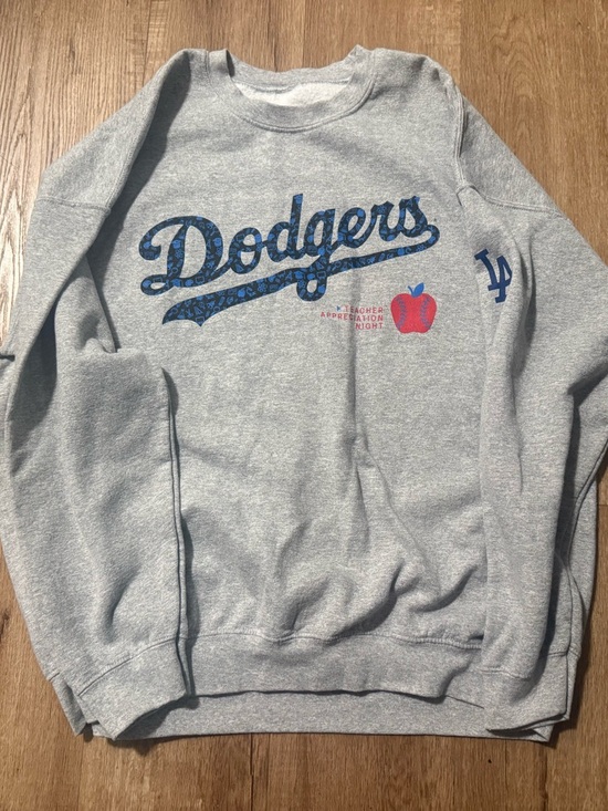 Los Angeles Dodgers Sweaters - Los Angeles Dodgers Sweater XL Teacher Appreciation Night Sweatshirt